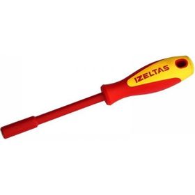 İzeltaş 4773190060 1000 V 6 mm Süngüsü İzoleli Lokma Uçlu Tornavida