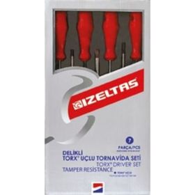 İzeltaş 4776008107 7'li Delikli Torx Tornavida Seti