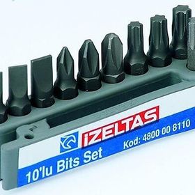İzeltaş 4800 00 8110 10'lu Bits Set