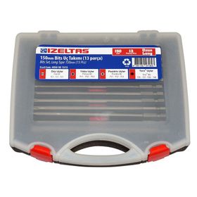 İzeltaş 4850001513 150 mm 13 Parça Uzun Bits Uç Takımı