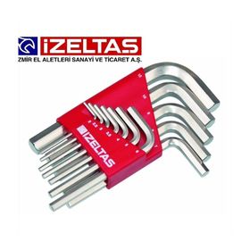 İzeltaş 4900 12Li Allen 6 Köşe Alyan Anahtar Takımı