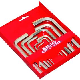 İzeltaş 4901003110 Krom Sae 10'lu Allen Anahtarlar