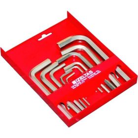 İzeltaş 4901003110 Krom Sae 10'lu Allen Anahtarlar