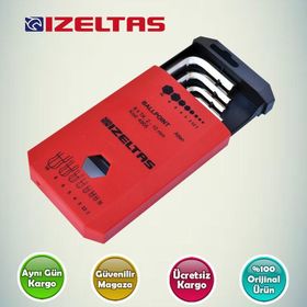 İzeltaş 4905 Yuvarlak Başlı Allen 10 mm Anahtar
