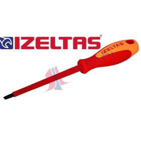 İzeltaş 5.5x150 1000V Elektrikçi İzoleli Düz Tornavida