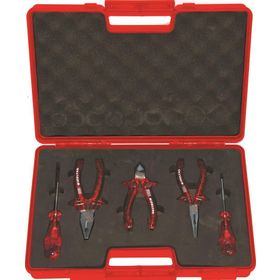 İzeltaş 5 Parça Kırmızı Bakım Onarım Seti