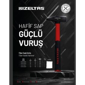 İzeltaş 500 gr Fiber Saplı Çekiç