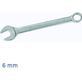 İzeltaş 6 mm Kombine Kısa Boy Tek Anahtar