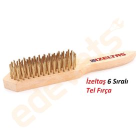 İzeltaş 6 Sıralı Tel Fırça