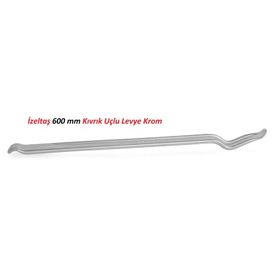 İzeltaş 600 mm Krom Kıvrık Uçlu Levye