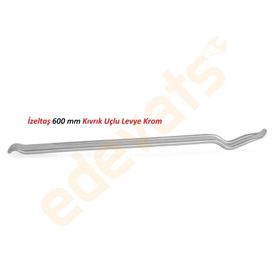 İzeltaş 600 mm Krom Kıvrık Uçlu Levye
