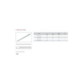 İzeltaş 6350 26 0300 Oluklu Krom 300 mm Levye