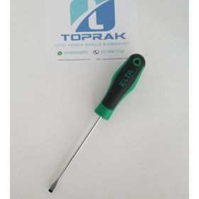 İzeltaş 6X125 cm Ergonomik Düz Tornavida