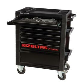 İzeltaş 7 Çekmece Dolu Premium Serisi Takım Dolabı
