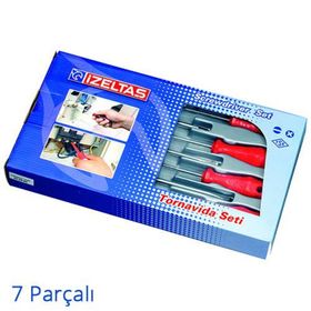 İzeltaş 7 Parça Rod Seri Tornavida Seti