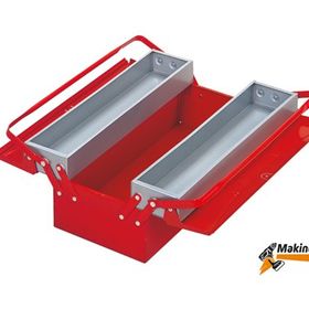 İzeltaş 8420 5 Gözlü Metal Boş 195x300x210 mm Takım Çantası