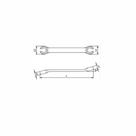 İzeltaş 8X10 mm Tek Rekor Anahtar