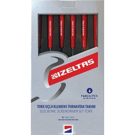 İzeltaş Elektronikçi Tip Klemens Torx Uçlu Tornavida Seti