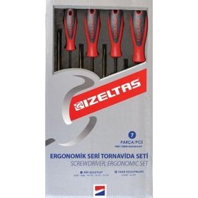 İzeltaş Ergonomik 7 Parça Tornavida