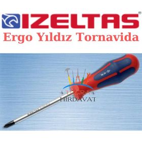 İzeltaş Ergonomik Seri 8x150 Yıldız Uçlu Tornavida