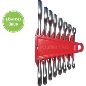 İzeltaş İki Ağız Kısa Boy 8 Parça Anahtar Takımı