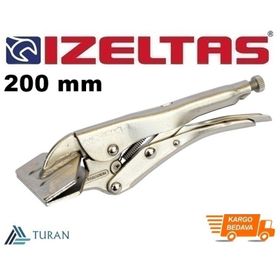 İzeltaş Kaynakçı Ayarlı Pense 200 mm (Düz Ağız)