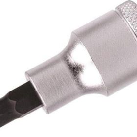 İzeltaş Kısa Boy Yivli 5 mm 1/2'' Oniki Köşe Lokmalı Bits Uç