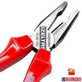 Izeltaş Kombine Opak 180 mm - Kırmızı Pense