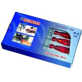 İzeltaş Kraft Serisi 8'li Düz Tornavida