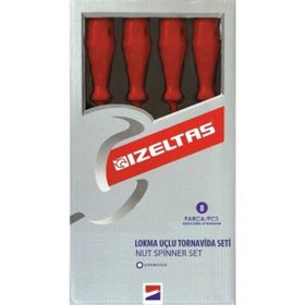 İzeltaş Lokma Uçlu 8'li Tornavida