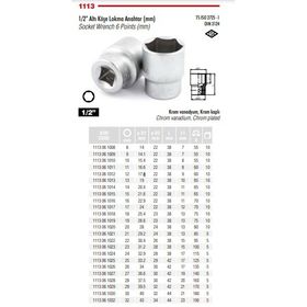 İzeltaş N11.16072 12 mm Altı Köşe Allen Anahtar