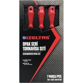 İzeltaş Opak 7 Parça Tornavida Seti