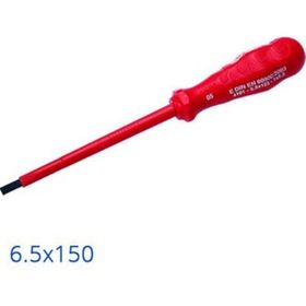 İzeltaş Süngüsü İzoleli Düz Uçlu 6.5 X 150 mm Tornavida