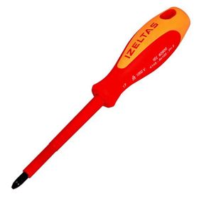 İzeltaş Süngüsü İzoleli Yıldız Uçlu PH1 4.5 X 80 mm Tornavida