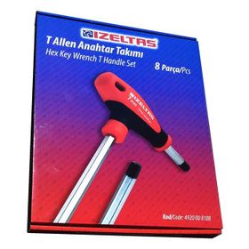 İzeltaş T Tipi Torx Takımı 8 Parça Allen Anahtar