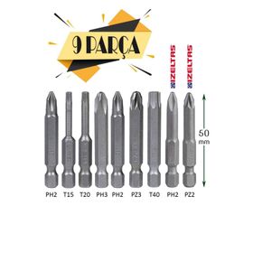 İzeltaş T27X50 Bits Torx Alyan Tornavida Ucu Matkap Uç