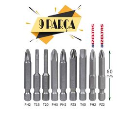 İzeltaş T27X50 Bits Torx Alyan Tornavida Ucu Matkap Uç