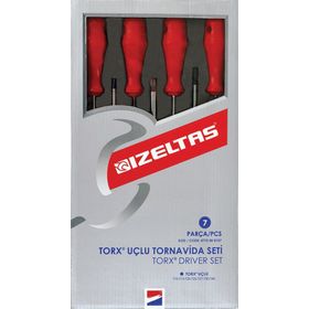 İzeltaş Torx Uçlu 7 Parça Tornavida Seti