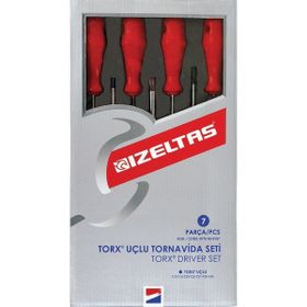 İzeltaş Torx Uçlu 7 Parça Tornavida Seti
