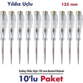 İzeltaş Yıldız 135 mm 10 Adet Kontrol Kalemi