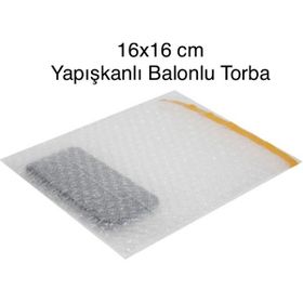 İzivo 16x16 cm 100 Adet Yapışkanlı Balonlu Torba