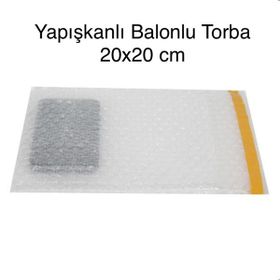 İzivo 20x20 cm 100 Adet Yapışkanlı Balonlu Torba