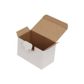 İzivo Beyaz 12x7x8 cm 100 Adet Kilitli Kargo Kutusu