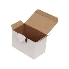 İzivo Beyaz 12x7x8 cm 100 Adet Kilitli Kargo Kutusu