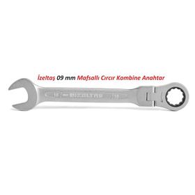 İzletaş Mafsallı Cırcır Kombine 09 mm Anahtar