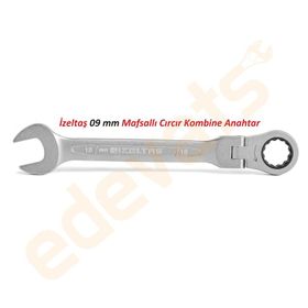 İzletaş Mafsallı Cırcır Kombine 09 mm Anahtar