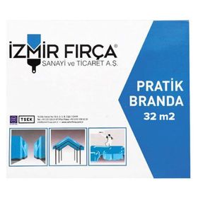 İzmir Fırça 32 M2 Poşetli Kalın Pratik Branda