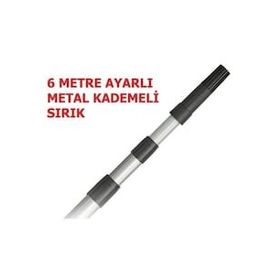 İzmir Fırça 6 mt Metal Teleskopik Sırık