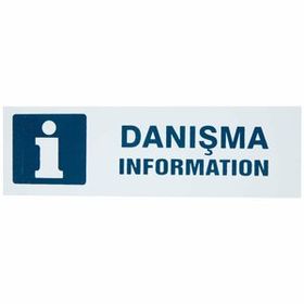 İzmir Serigrafi Pvc Levha Danışma Uyarı Levhası