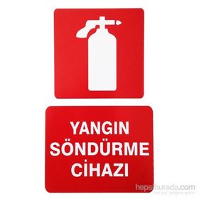 İzmir Serigrafi Pvc Levha Yangın Söndürme Cihazı Uyarı Levhası